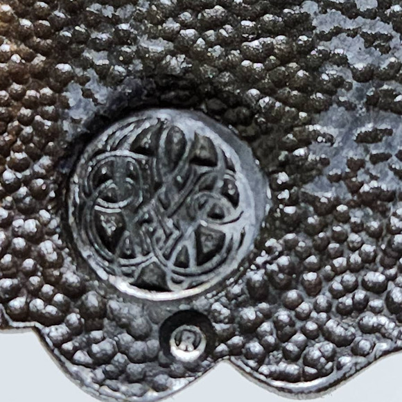 Vintage 1970s Alphonse Mucha Bergamot Brass Works Gypsy Boho Belt Buckle - Picture 8 of 10